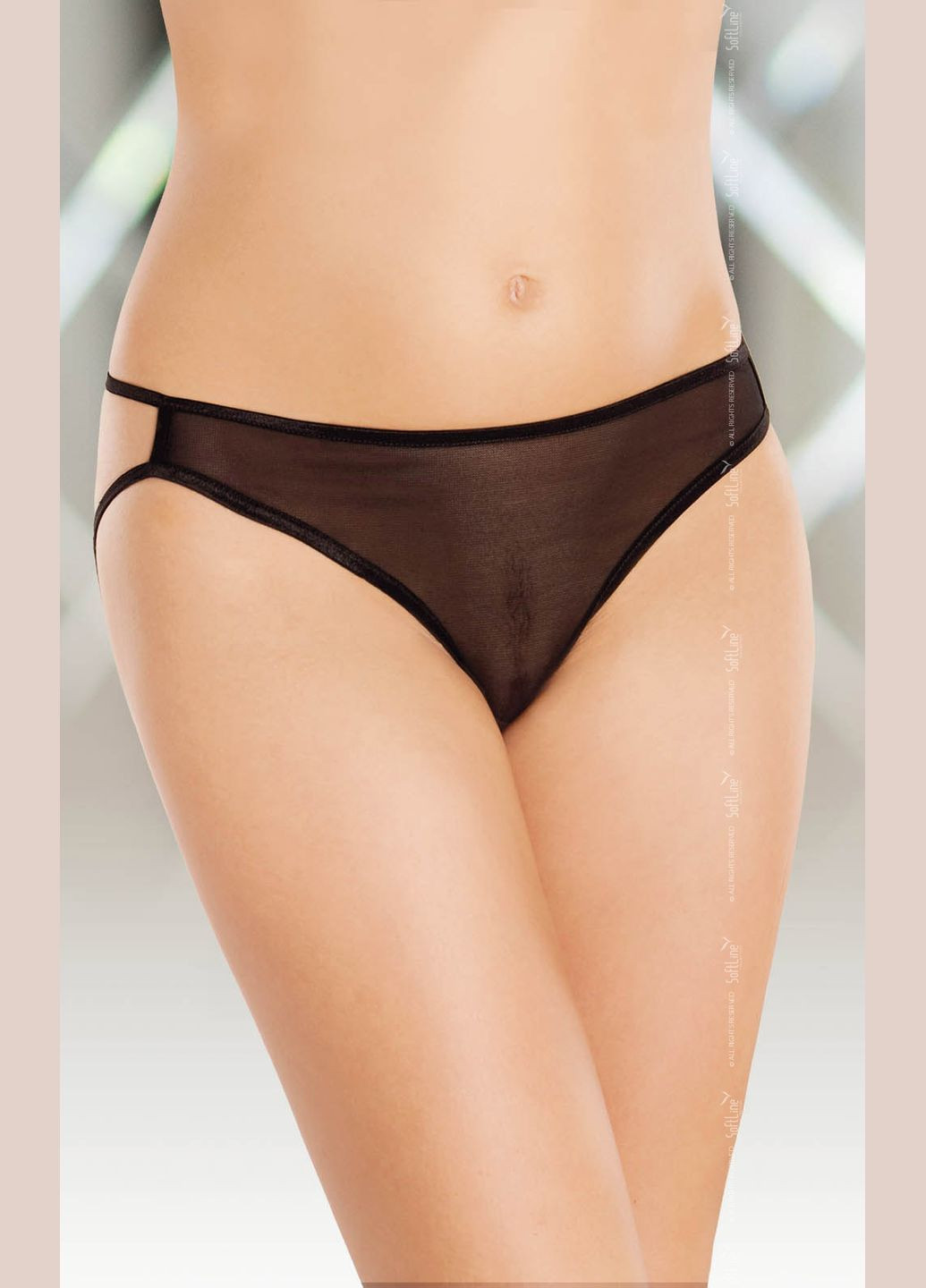 Трусики String 2353 Чорні CherryLove SoftLine (282965763)