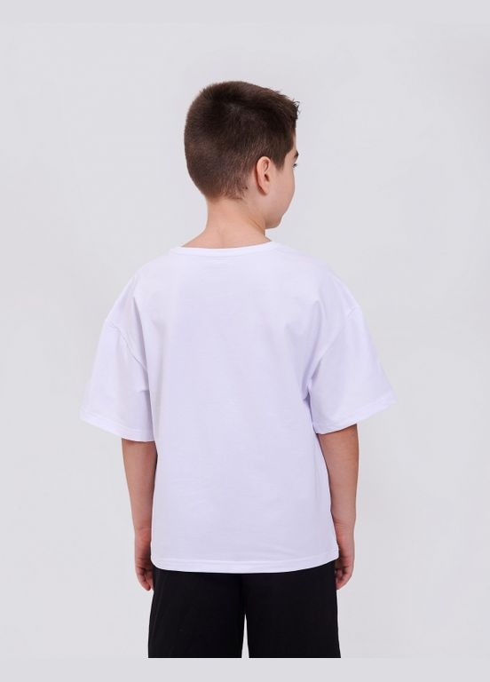 Біла футболка білий Smil