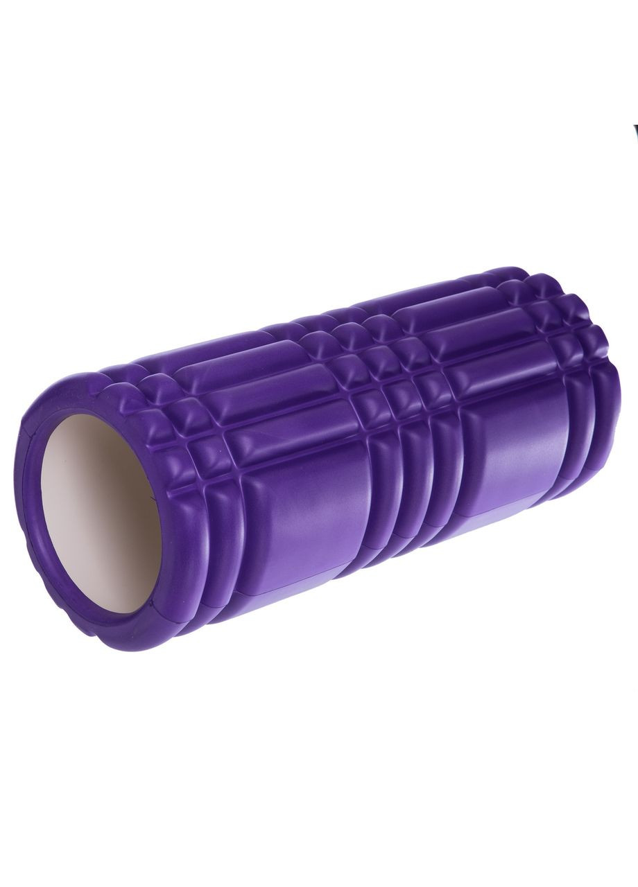 Роллер массажный цилиндр (ролик мфр) 33см Grid 3D Roller EVA (d-14,5см, ) (FI-6277_Фиолетовый) SP-Sport (361434281)