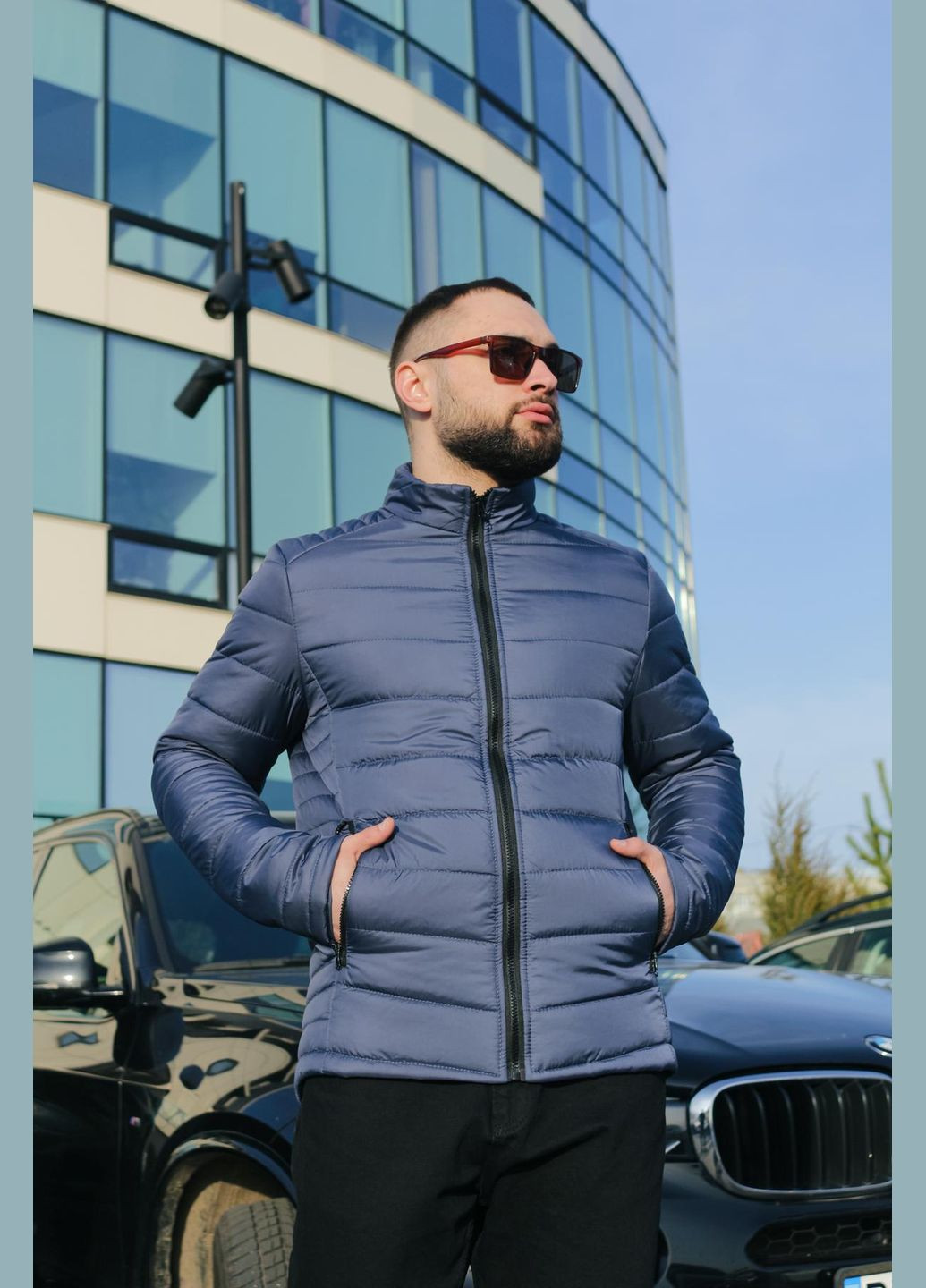 Синяя легкая куртка👍 Luna