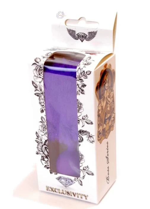 Анальна пробка ( розмір S) з хвостом Silicon PLUG Bunny Tail Purple Boss Series (383097057)