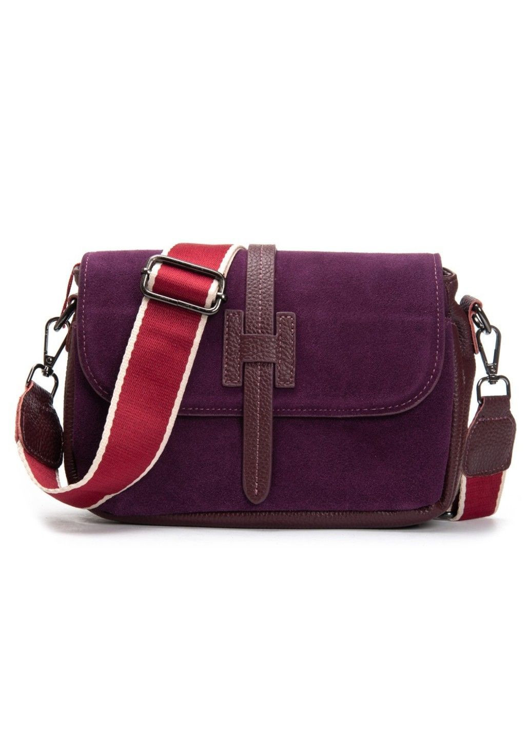 Женская замшевая сумка 77003 red Alex Rai (366092207)