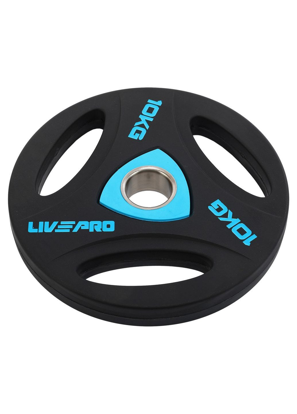 Диски LP8020-10 51 мм 10 кг Чорний LivePro (362711422)
