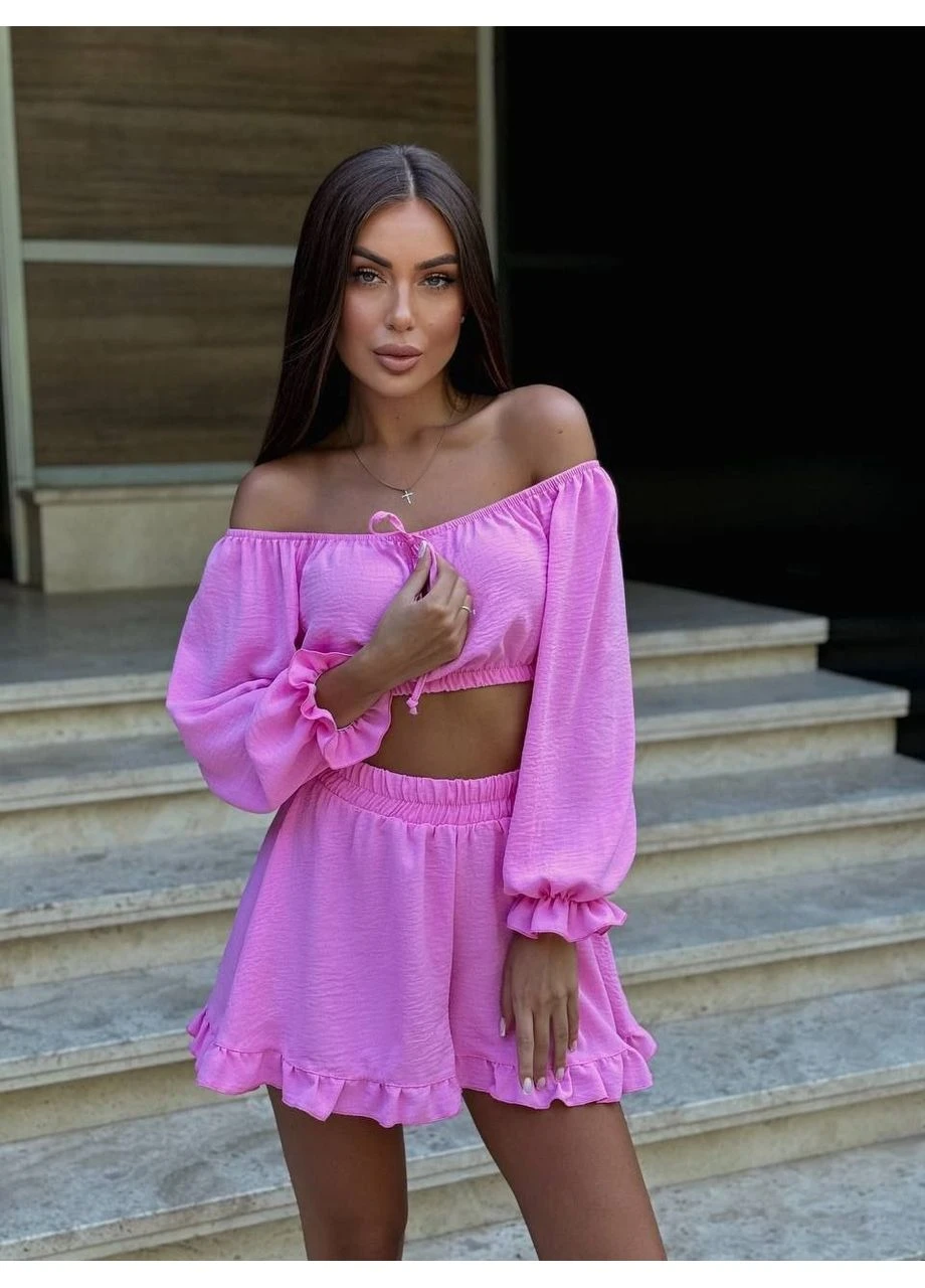 Женское костюм из крепа No Brand (399531551)