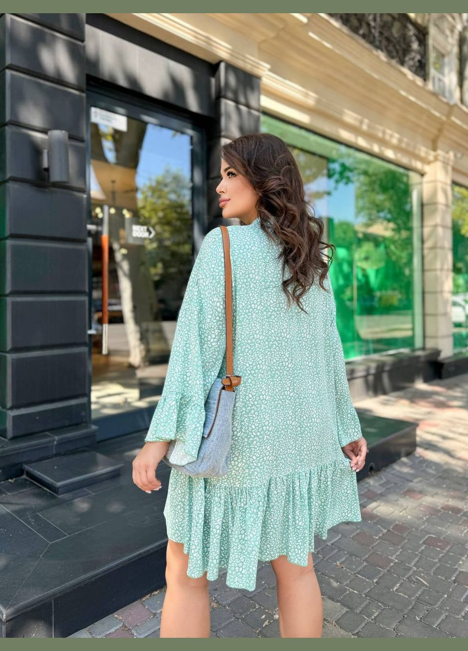 М'ятна сукня Garna однотонна