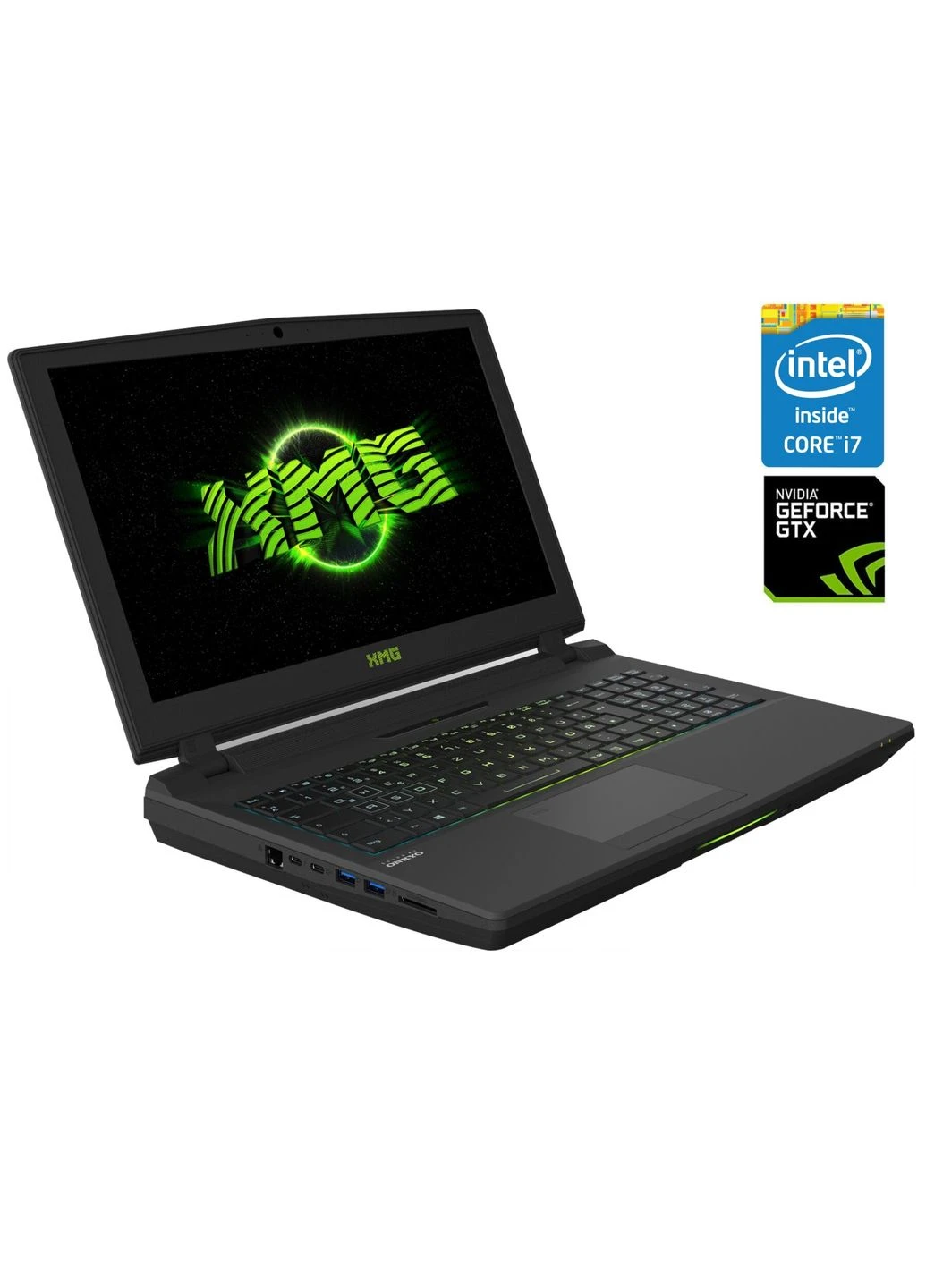 Ігровий ноутбук XMG U507 P751DM2 / 15.6" IPS / Intel Core i7-7700HQ (4(8) ядра по 2.8-3.8 GHz) / 16GB DDR4 / 525GB SSD / Schenker (398144206)