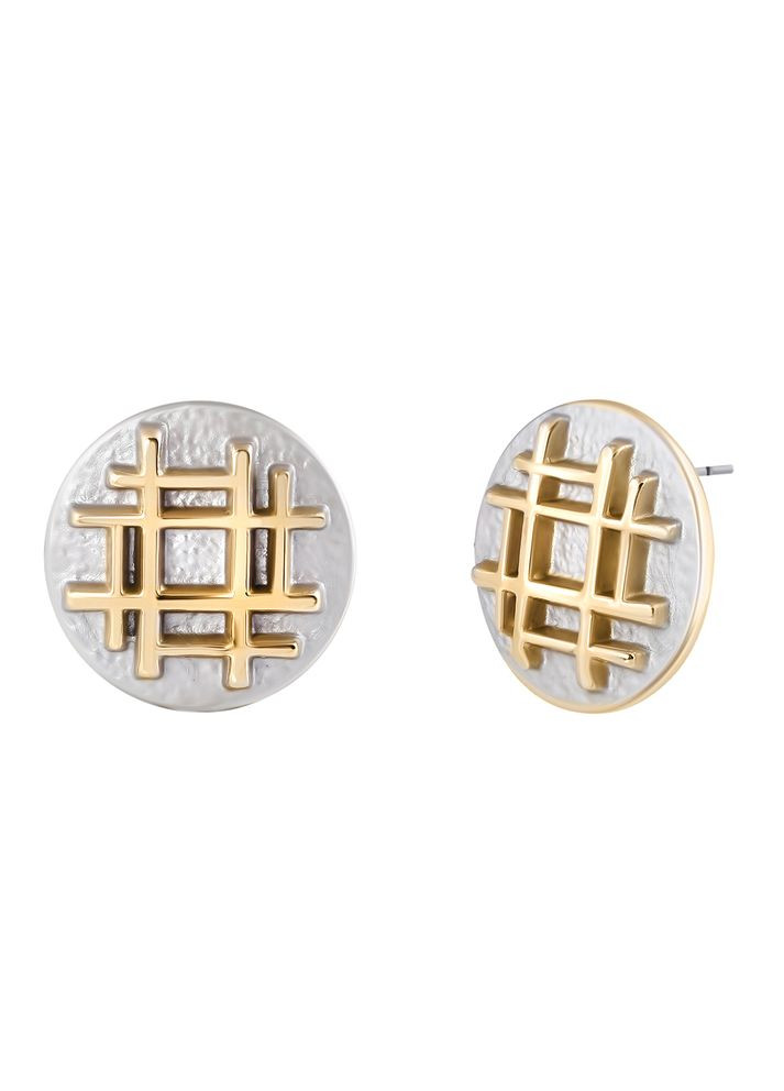 Круглые серьги с перламутровой эмалью Sincera (341534179)