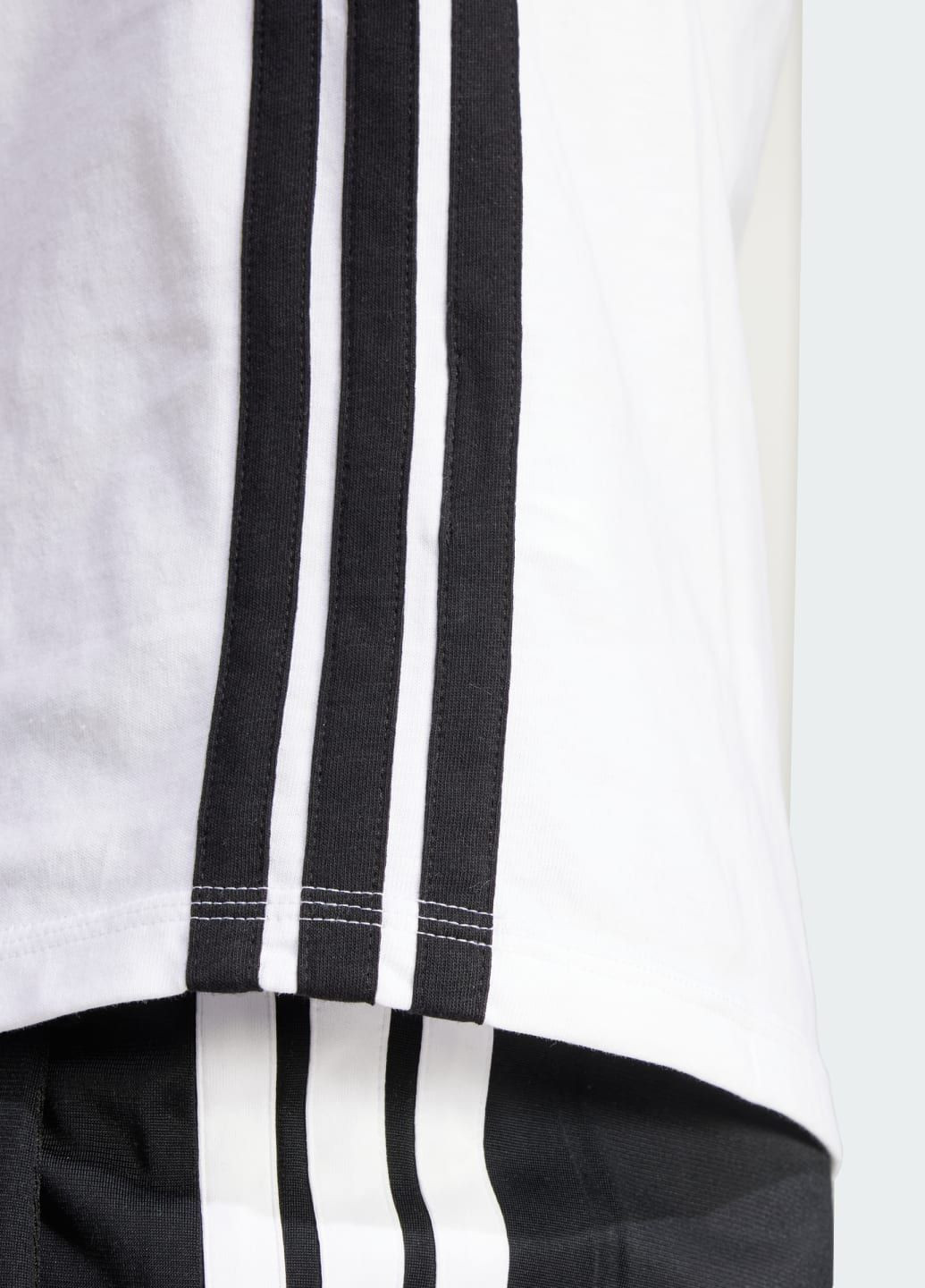 Футболка Essentials 3-Stripes Cotton adidas - (321669545)