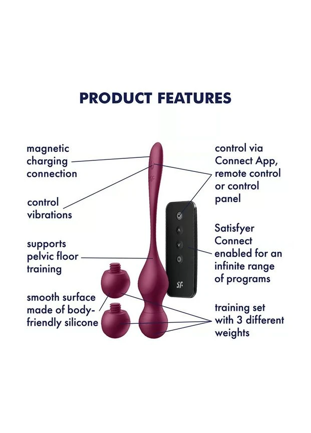 Вагінальні кульки Love Birds Vary (App) Satisfyer (383072656)