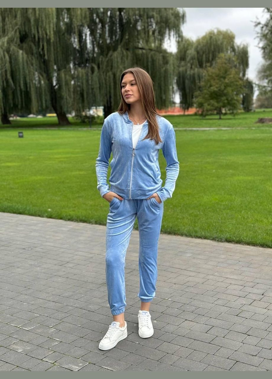 Спортивный велюровый костюм на змейке ( ) V.Velika (307089025)