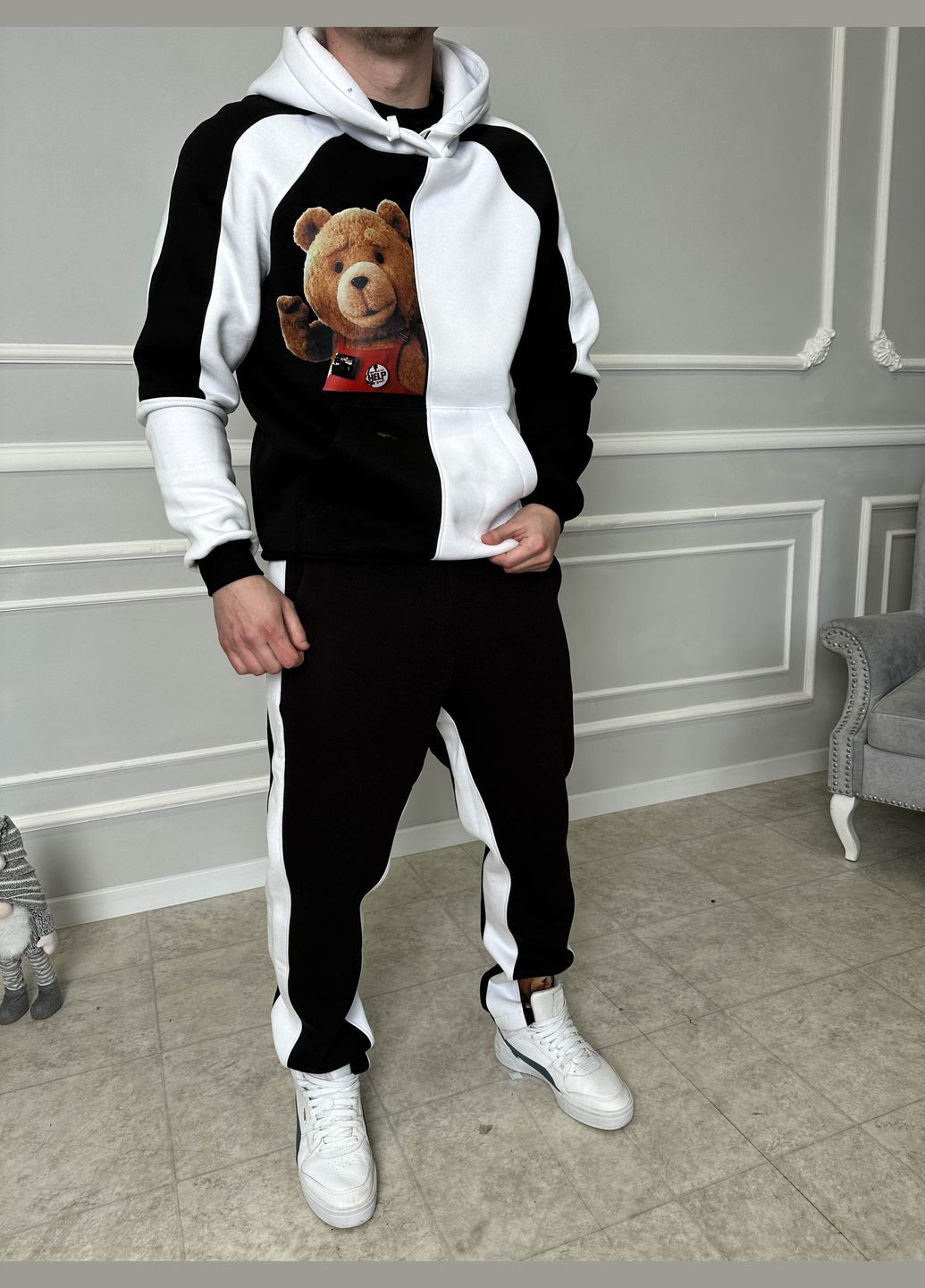 Костюм мужской на флисе.Трехнитка на флисе премиального качества. Турция. No Brand (370953203)