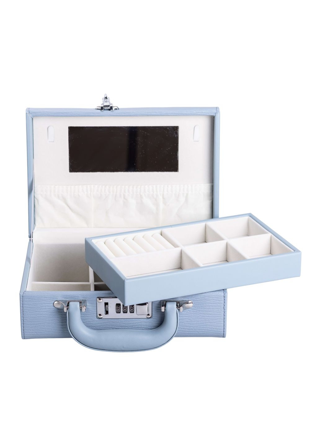 Кейс-органайзер для украшений с кодовым замком 24х16х9,5 см, Yiwu (328603768)