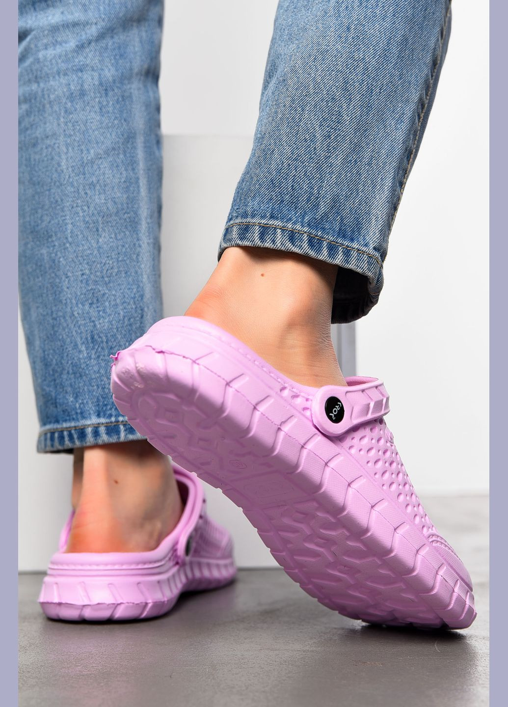 Сиреневые кроксы женские сиреневого цвета Let's Shop