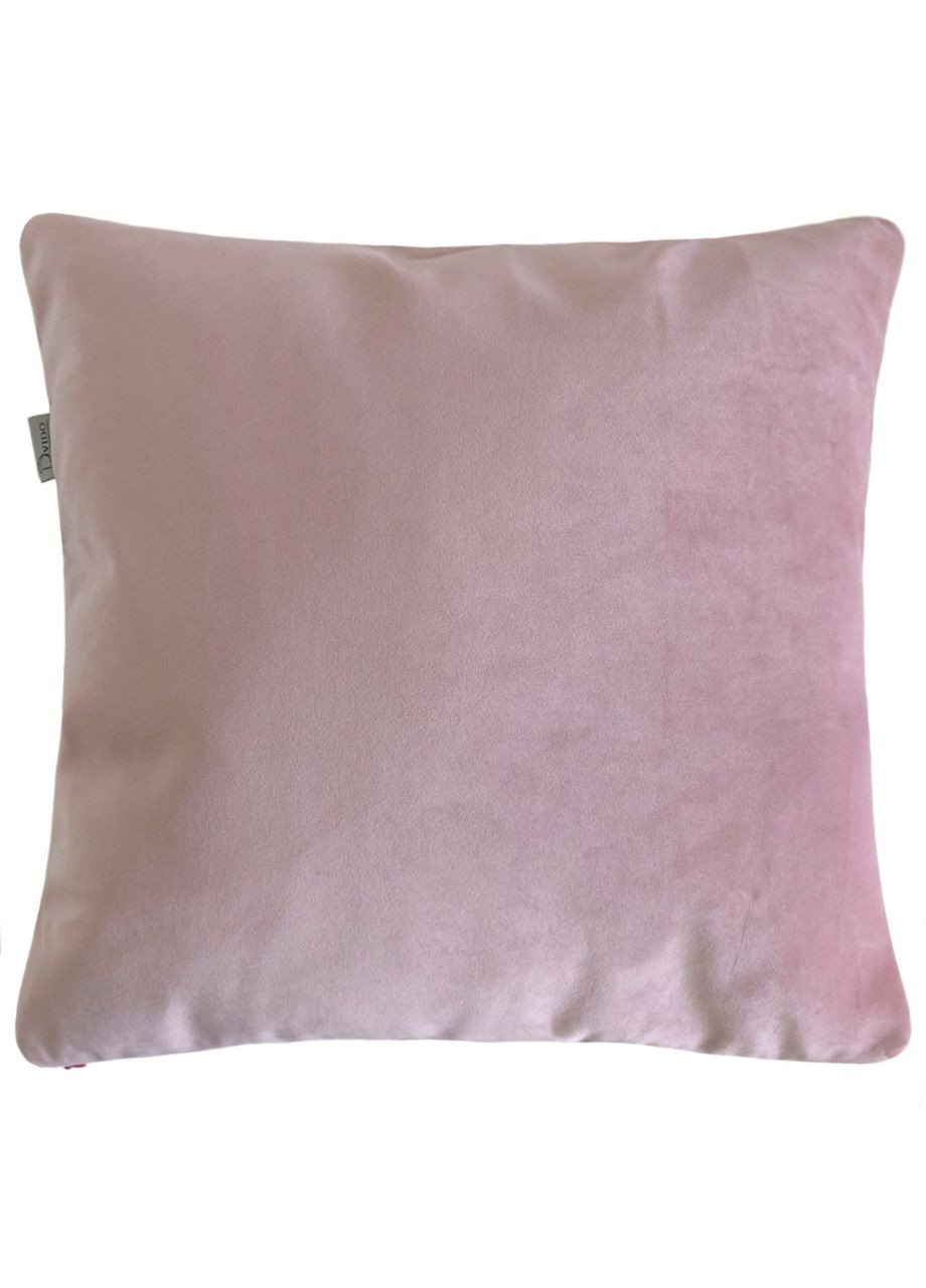 Наволочка декоративная 45х45 см розовая пастельная. No Brand (324830595)
