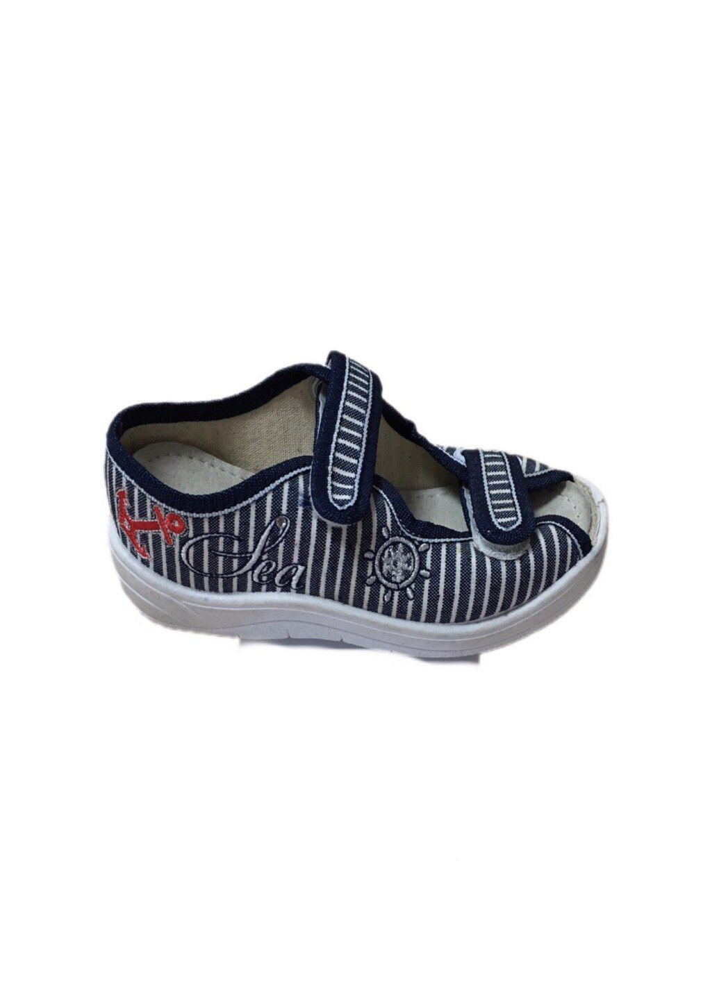 Серо-синие текстильная обувь Waldi