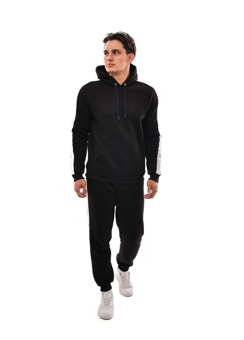 Чорний спортивний костюм чоловічий No Brand