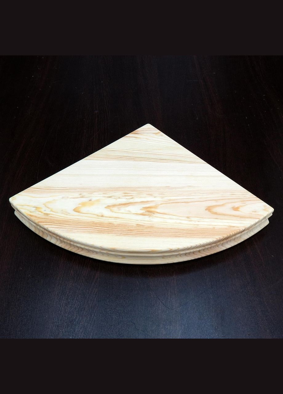 Кутова настінна полиця з дерева Плата бланже (УНП-000201) No Brand (328079026)