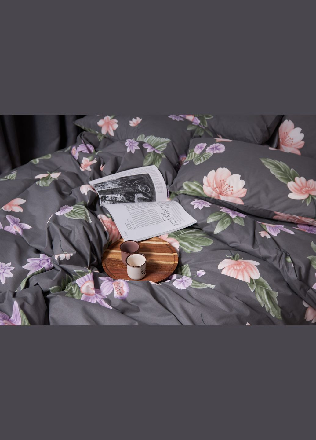 Комплект постельного белья Бязь Gold Люкс полуторный 143х210 наволочки 2х50х70 (MS-820003096) Moon&Star Gerbera (288536091)