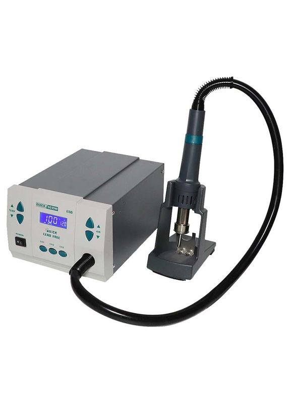 Термовоздушная паяльная станция 861DW ESD фен/1000 Вт/100-500°С/120 л/мин Quick (317204228)