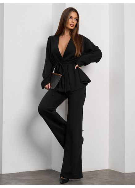 Ангоровый костюм кимоно с брюками клеш No Brand (369588667)