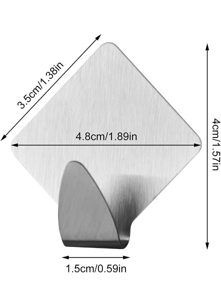 Набір клейких гачків ELEGANT, 3 шт.,Хром Fabrika - (304514168)