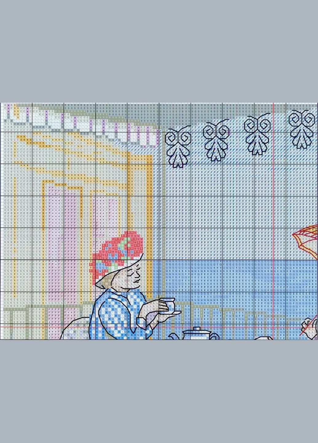 Набір для вишивання за нанесеною на канву схемою "Afternoon tea". AIDA 14CT printed 38*33 см Joy Sunday (313613567)