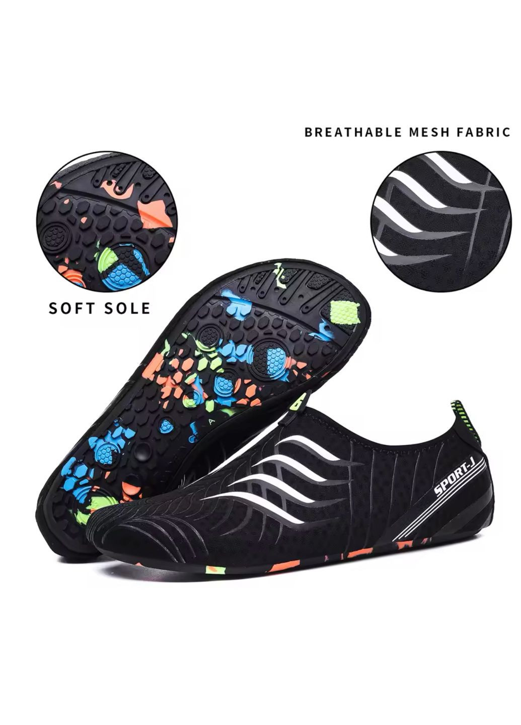 Летние пляжные кроссовки из неопрена (аквашузы) No Brand 203 (308845731)