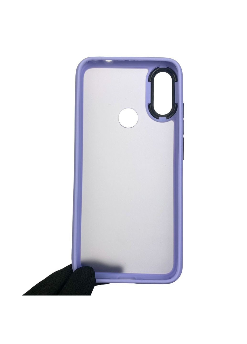 Чехол для Redmi Note 7 противоударный матовый с высокими бортами на сяоми редми нот 7 сиреневый Xiaomi (366019292)
