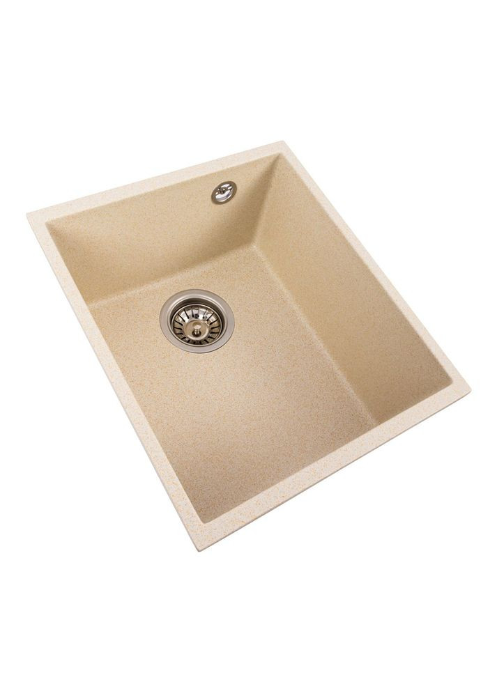 Гранітна мийка для кухні ROXY 3744 матова Пісок Valeso (370269009)