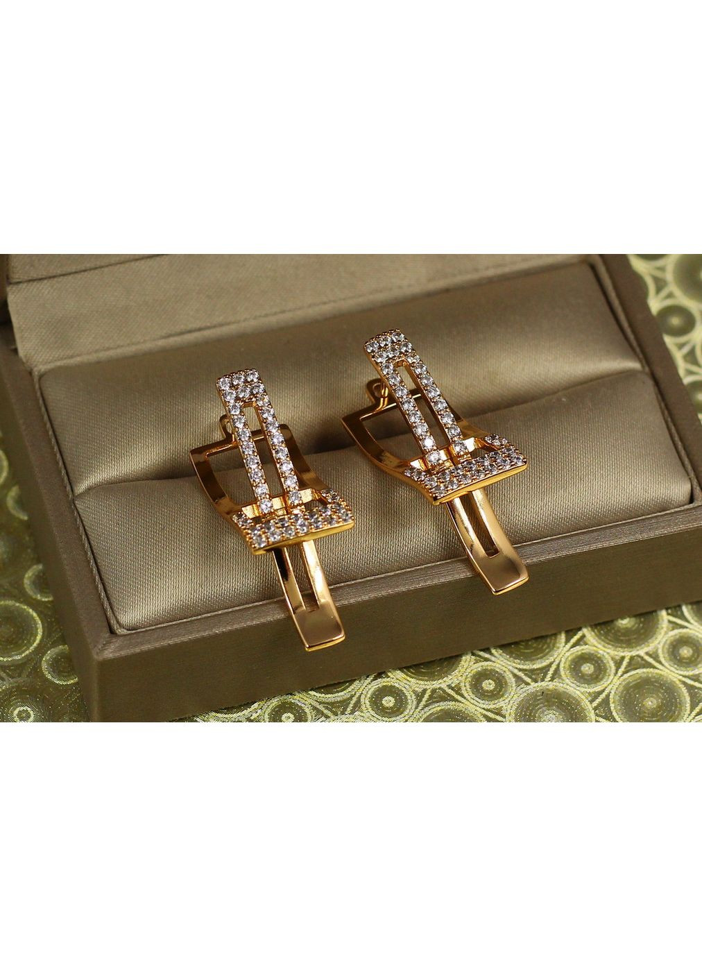 Сережки Пассат 3,2 см золотисті love-shopping Xuping Jewelry (354655821)