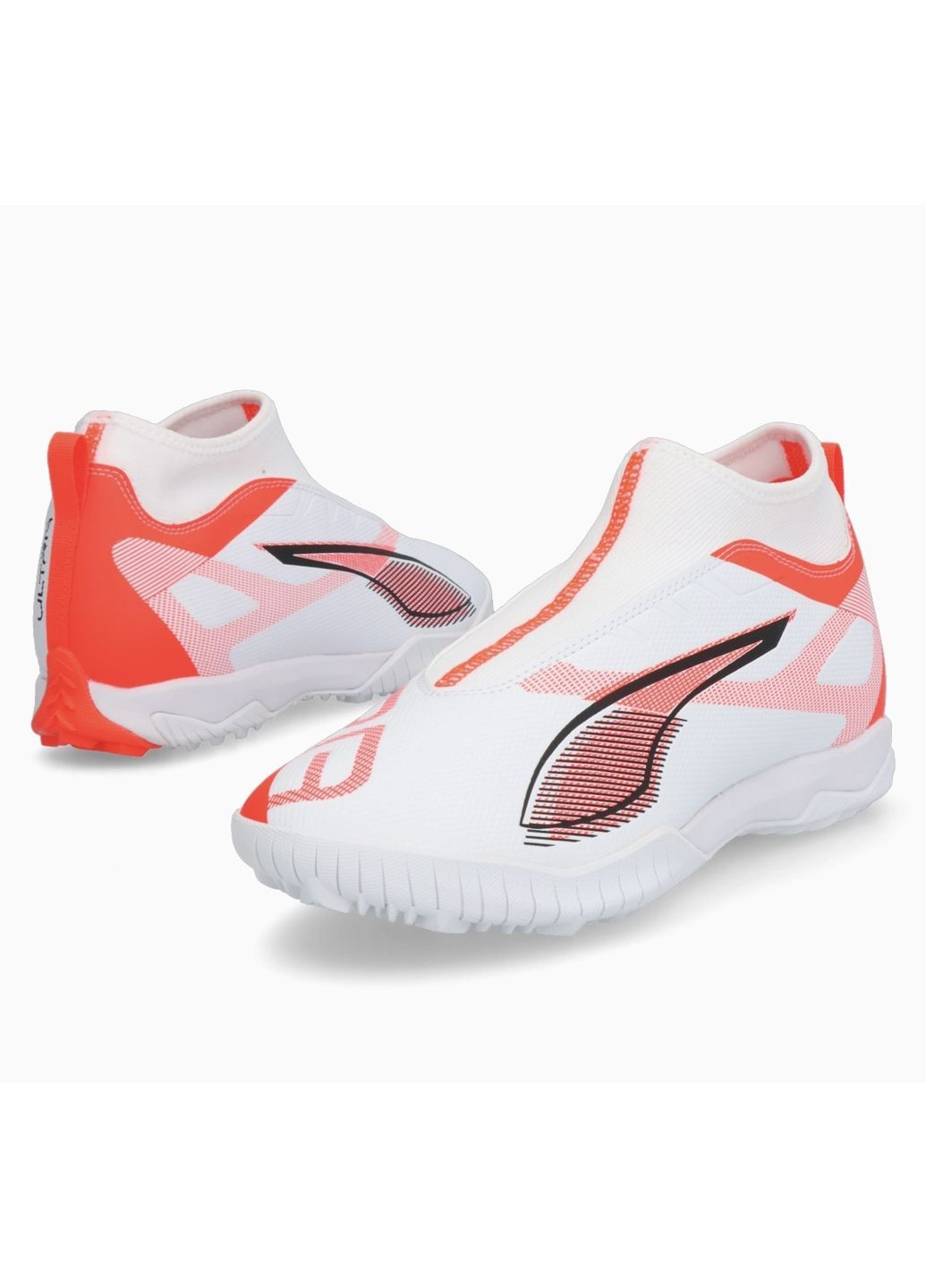 Белые сороконожки ultra match+ ll tt mid junior - белый Puma