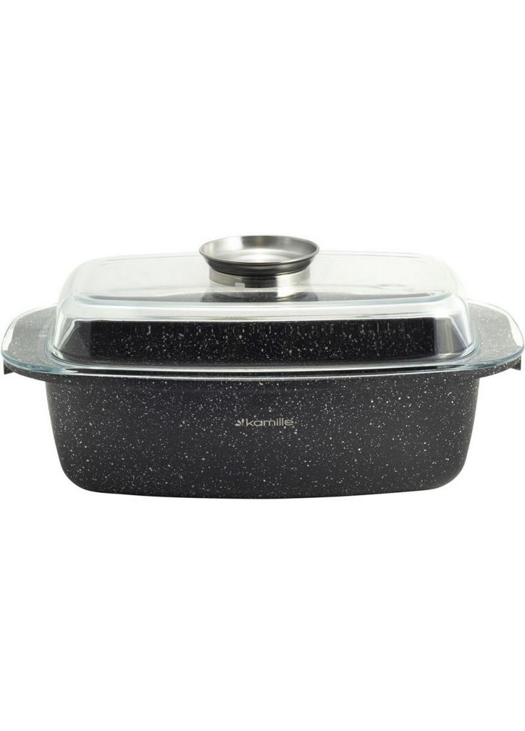 Гусятниця Roastery 5,5л з мармуровим антипригарним покриттям та аромо-кришкою Kamille (288188382)