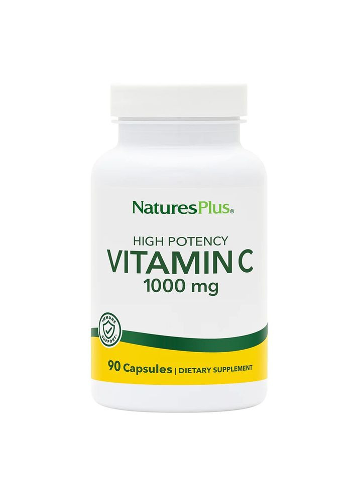 Витамины и минералы Vitamin C 1000 mg, 90 вегакапсул Natures Plus (322291937)
