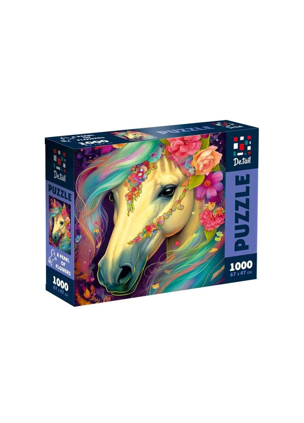 Пазлы De.tail Жемчужина цветов (укр) DT1000-12 ТМ VLADI TOYS No Brand (387536984)