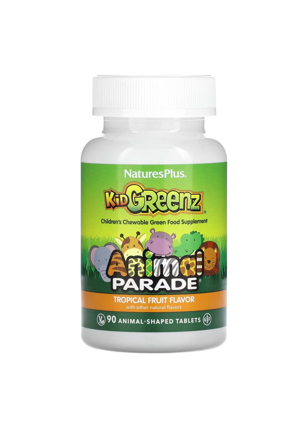 Детская диетическая добавка Kids Green Food Supplement 90 жевательных таблеток для иммунитета и здоровья детей суперфуд ProDobro (368977953)