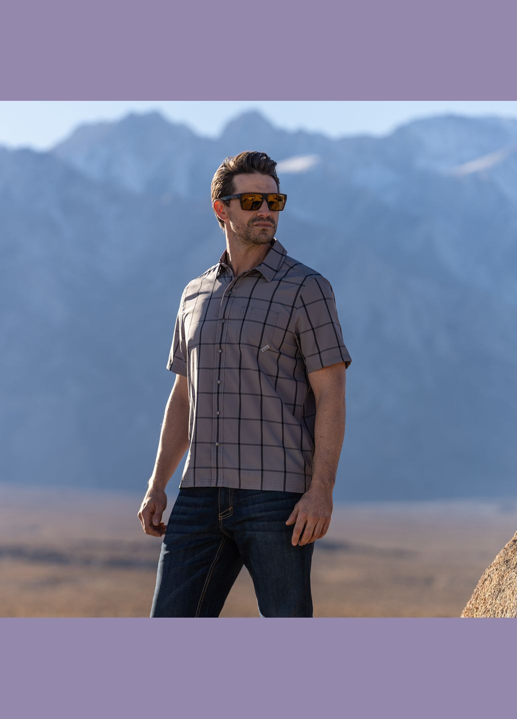 Рубашка тактическая Nate Short Sleeve Shirt Black Plaid 5.11 Tactical (315823219)