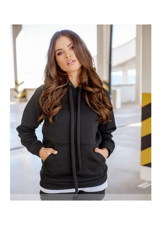 Спортивний костюм жіночий зимовий №8639-Чорний 46-48 Sofia (267809919)