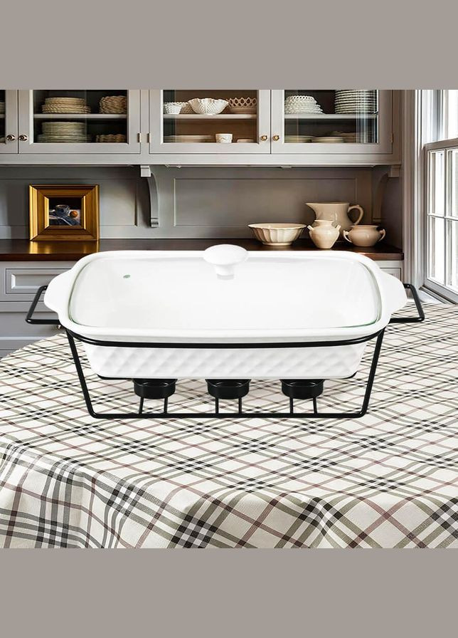 Мармит керамический прямоугольный 1.8 л (MR-11459-73) Maestro (328601085)