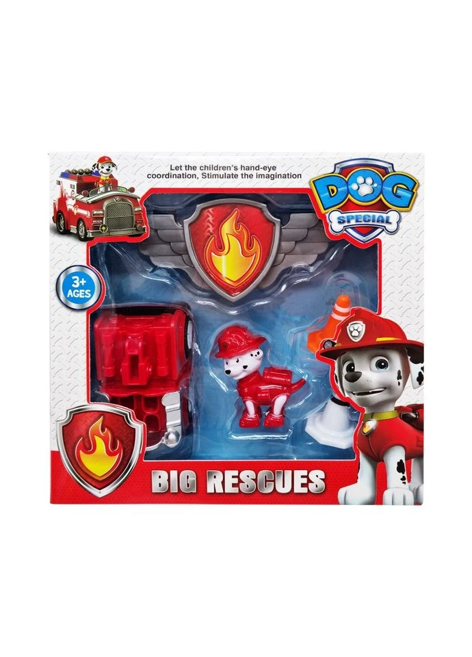 Игровая фигурка героя "Щенячий патруль: Маршал" HS-2390(Red) красный, с аксессуарами Bambi (333703059)