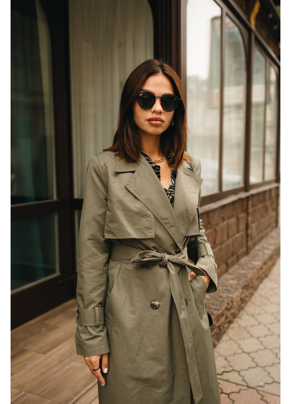 Тренч 2010.5232 Seventeen на гудзиках демісезон (348137459)