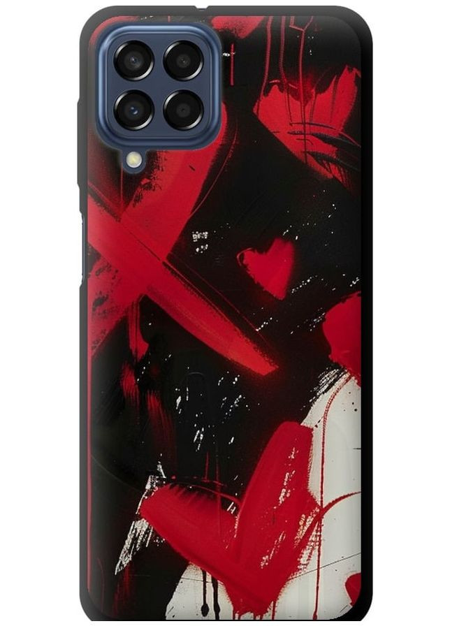 TPU черный чехол 'XO_Love' для Endorphone Samsung Galaxy M33 M336B (285116161)