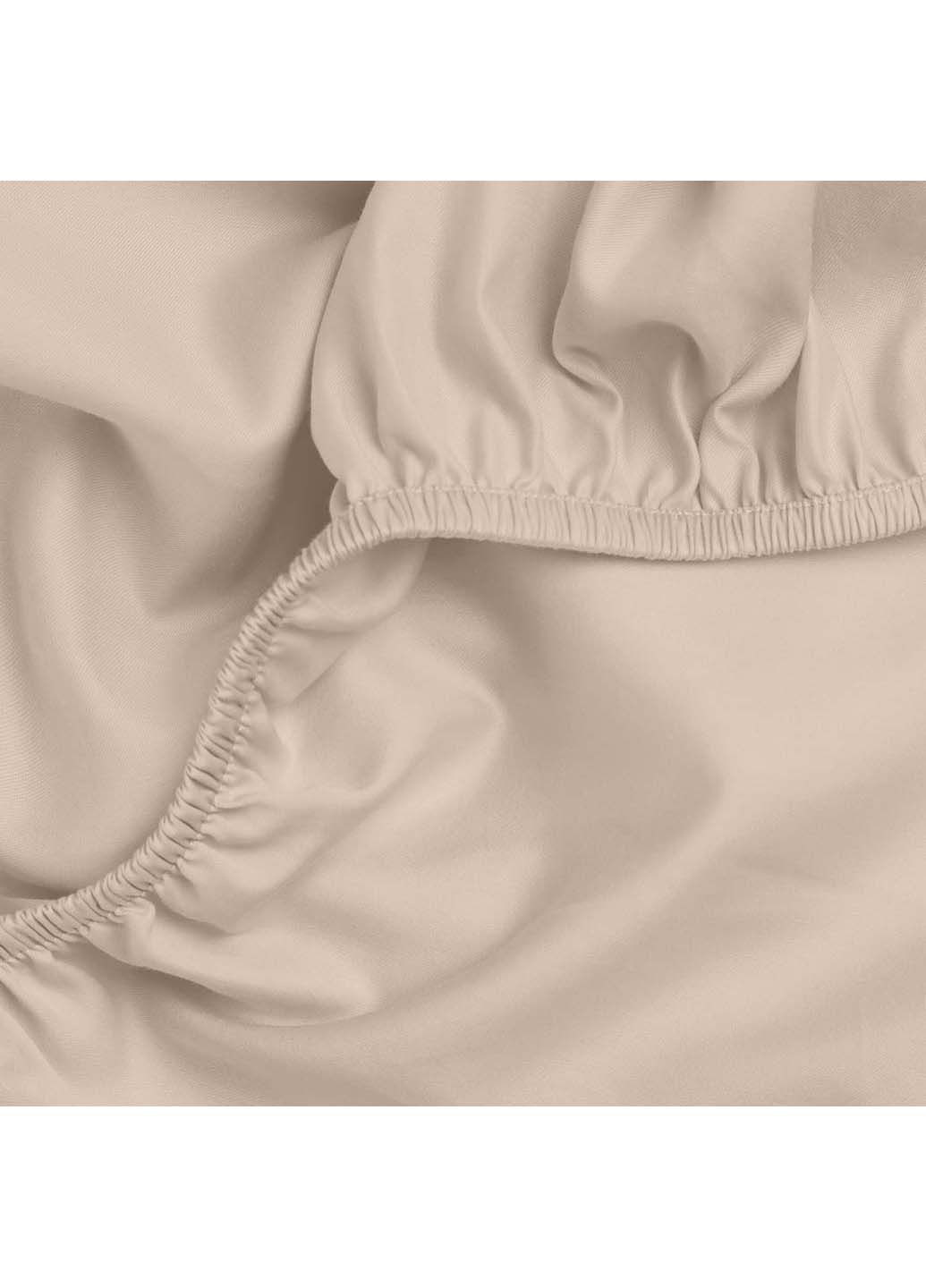 Евро постель сатин с простыней на резинке MAGNOLIA 200х220 см Cosas (307477236)