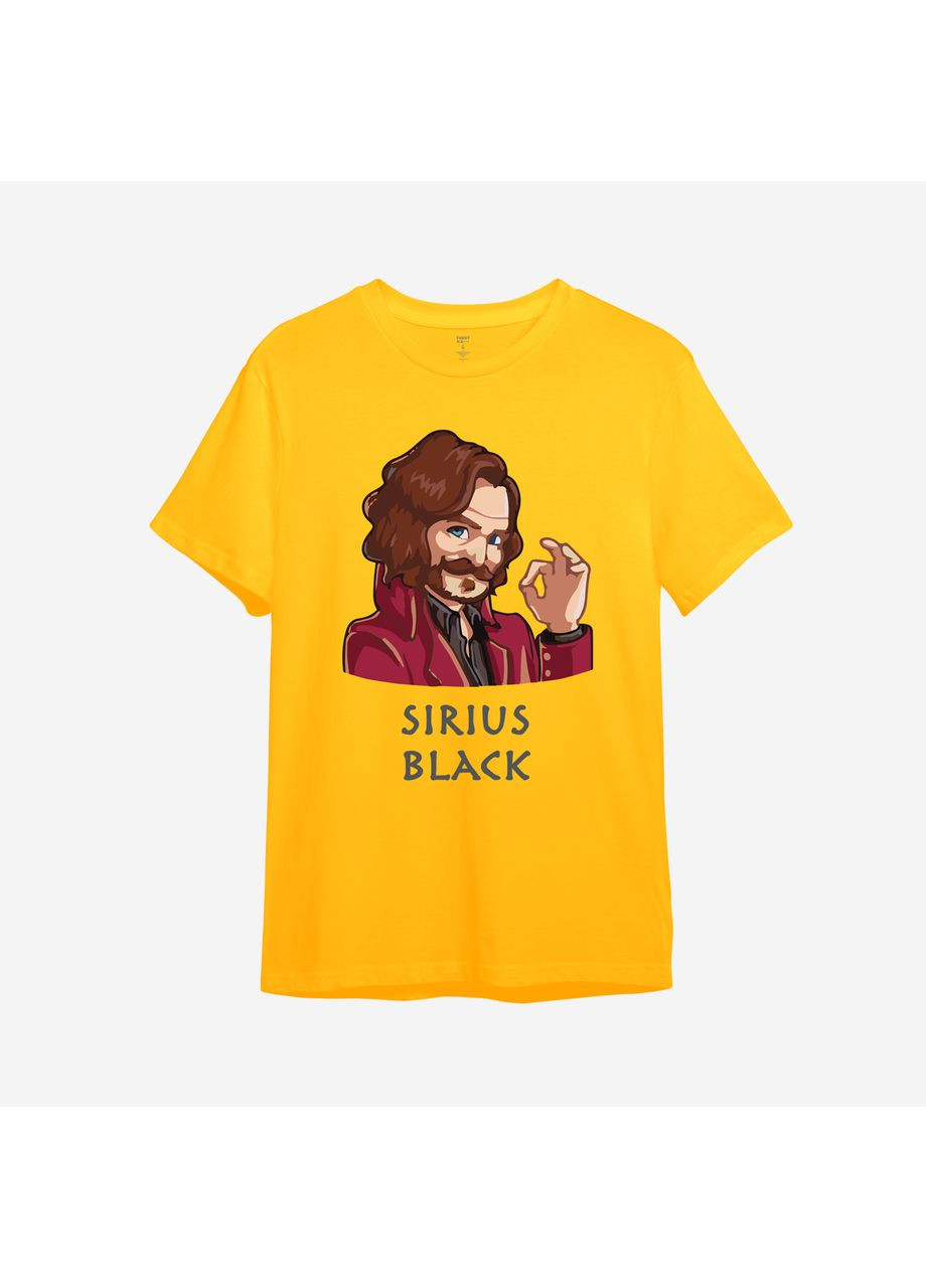 Оранжевая демисезонная детская футболка с принтом "sirius black". гарри поттер (10936321955) ТiШОТКА