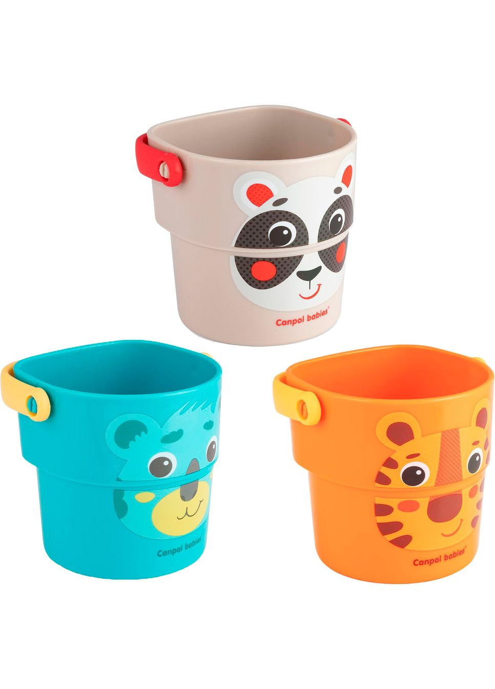 Іграшка-кружечки для купання Hello Little, 3 шт. Canpol Babies 56/000 (328394350)