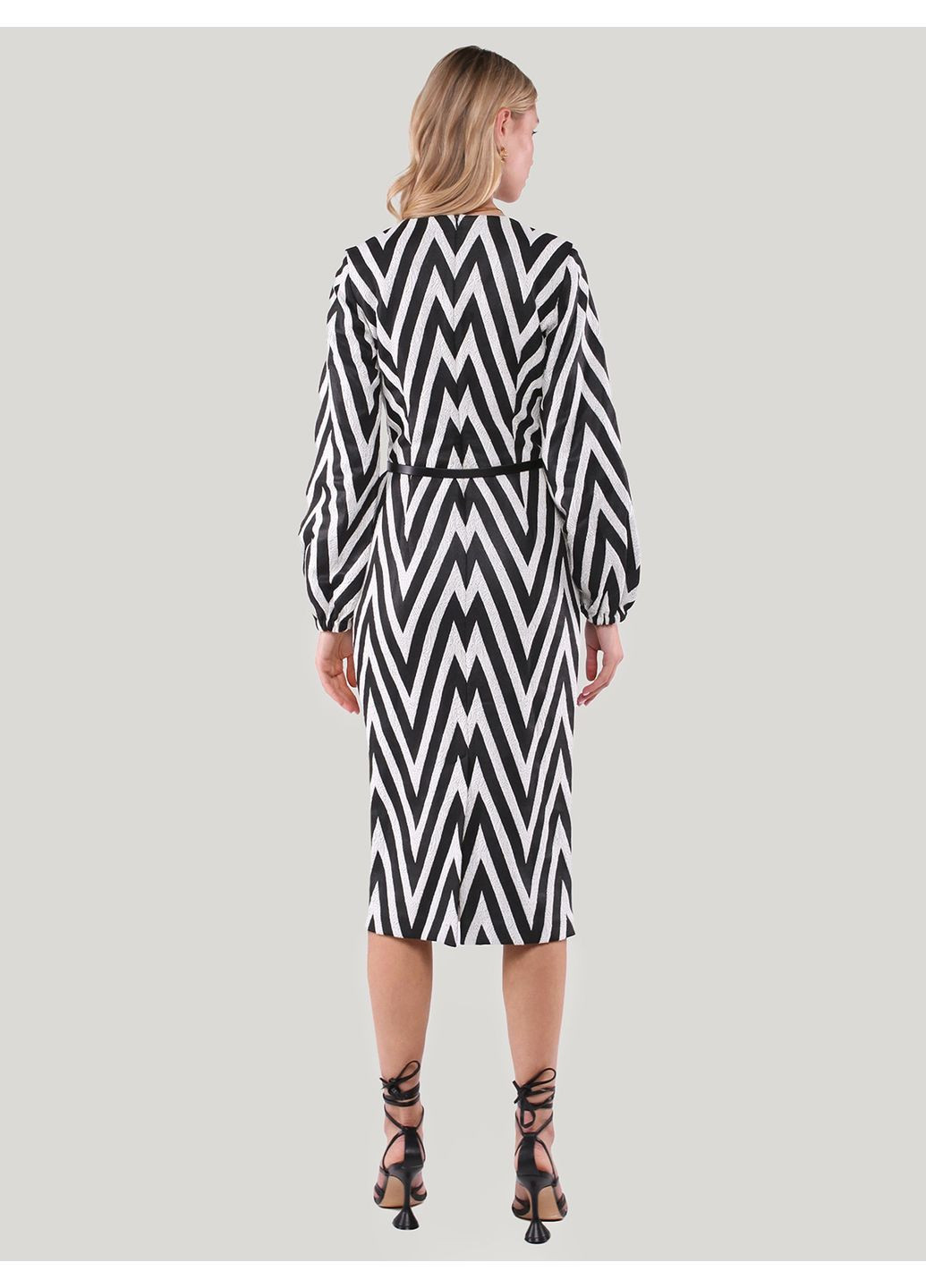 Комбінована сукня-футляр у зигзаг - ua46 / eu40 Iren Klairie