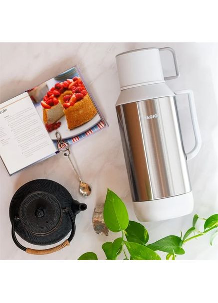 Термос питьевой MG-1052S 1800 мл белый Magio (360642253)