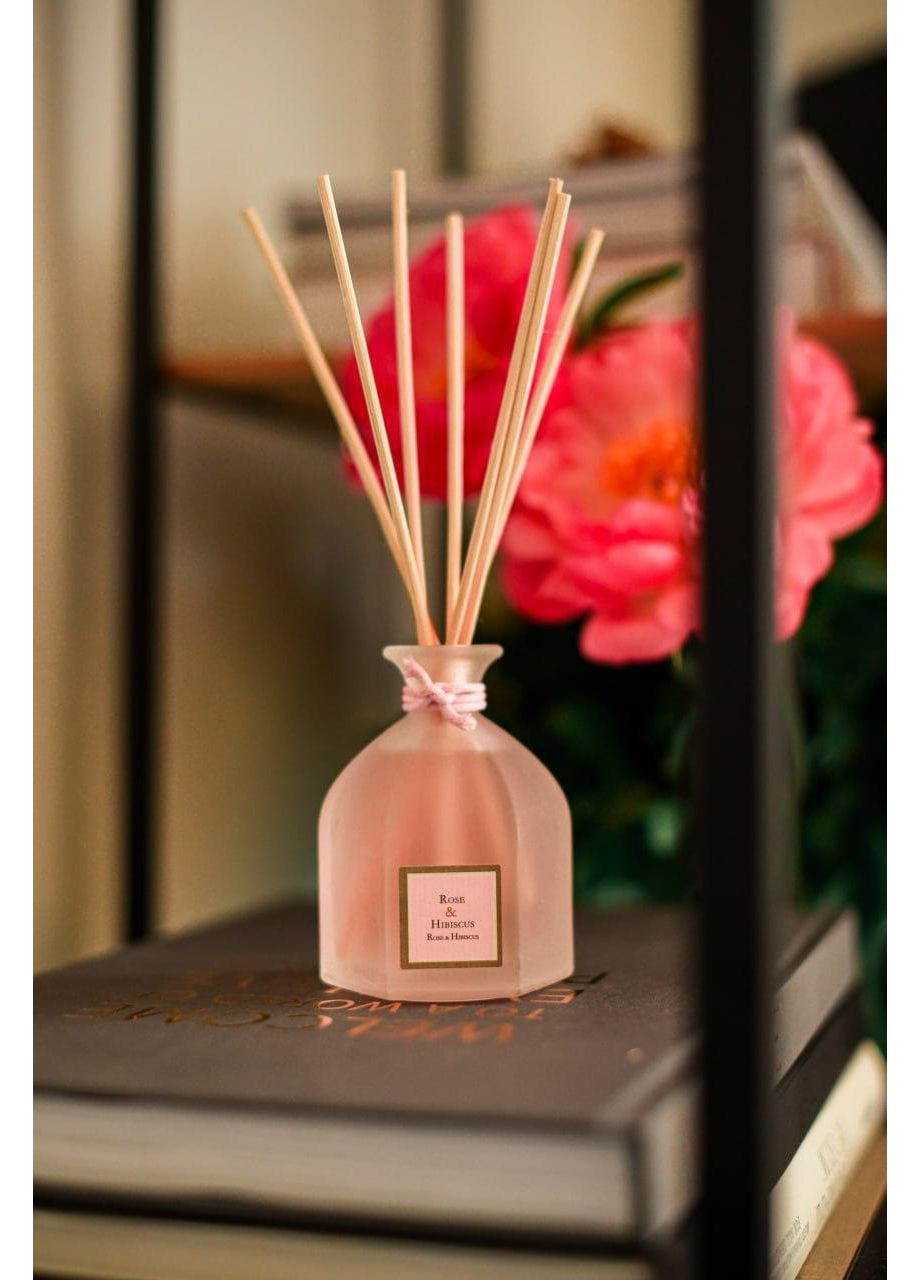 Ароматизатор для дома, Rose & Hibiscus (Роза и гибискус) аромадифузор, 100 мл Collines de Provence (370161972)