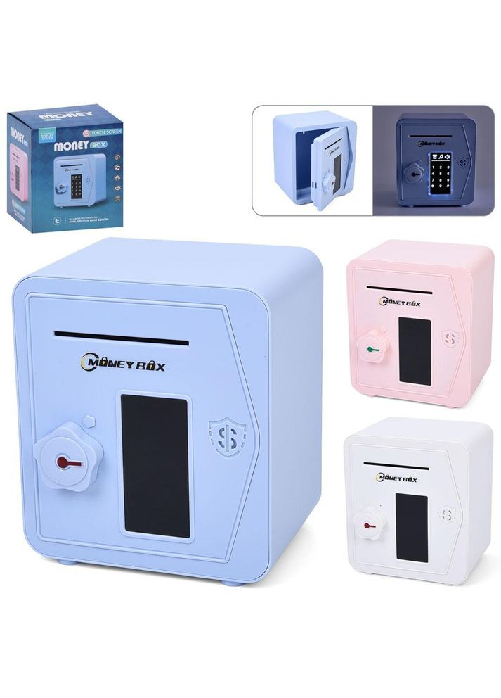 Скарбничка-сейф з кодом, сенсорна панель, музика, звук, затягує купюри, 3 кольори (MK 5769-2) No Brand (368029696)