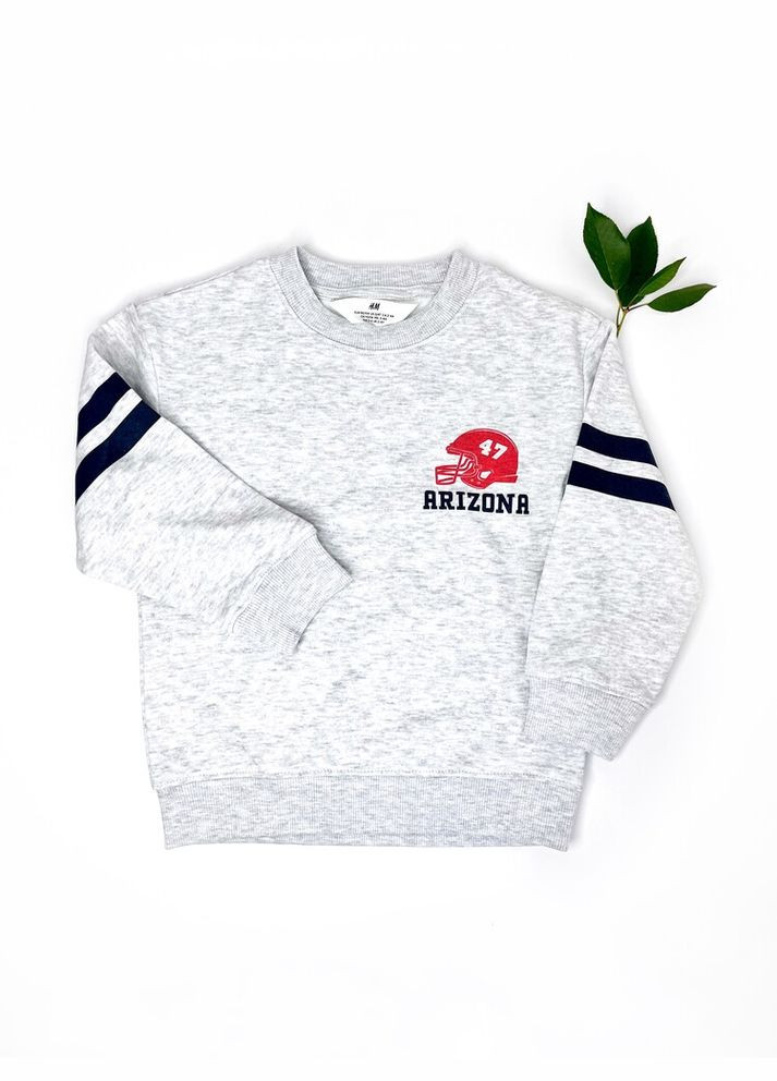 H&M кофта світшот 104 см сірий артикул л1103 сірий