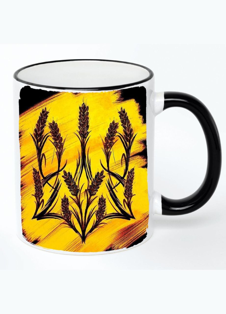 Чашка Патриотическая (кружка, кружка) #006 Белая с черной ручкой 330 мл No Brand (322712344)